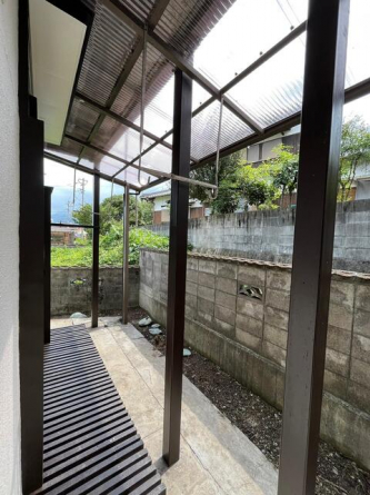 日当たり良好なバルコニー