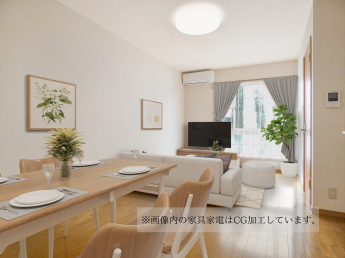 画像内の家具家電はCG加工しています。