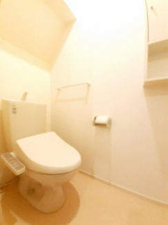 清潔感のあるトイレです