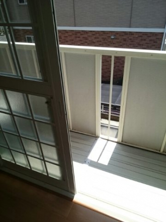 陽当たり良好なバルコニーです