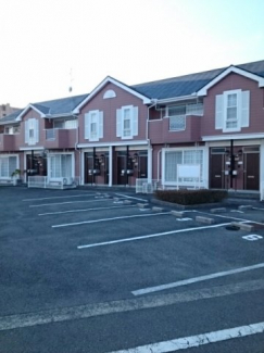 駐車場に車を止められます