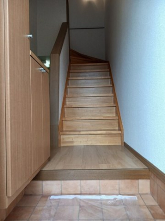 ゆったりとした玄関です