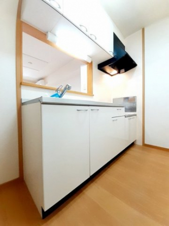 コンパクトなキッチンで掃除もラクラク