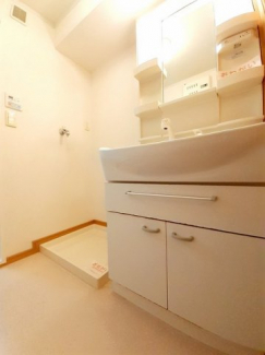 忙しい朝には欠かせない洗面所です