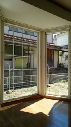 お庭が付いています