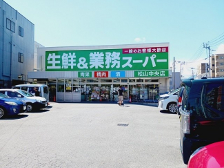業務スーパー松山中央店様まで350m