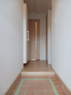 ゆったりとした玄関です