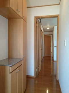 シンプルで使いやすい玄関です