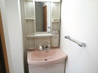 スペースが確保できる洗面所です