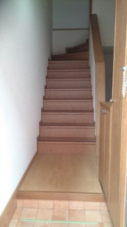 落ち着いた玄関です