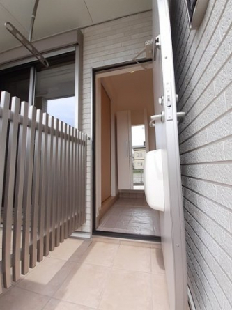 ゆったりとした玄関です