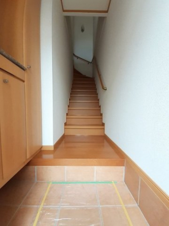 シンプルで使いやすい玄関です