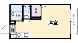 バストイレ別のお部屋です