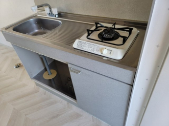 1口ガスコンロ付き！
