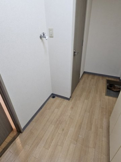 室内洗濯機置き場です