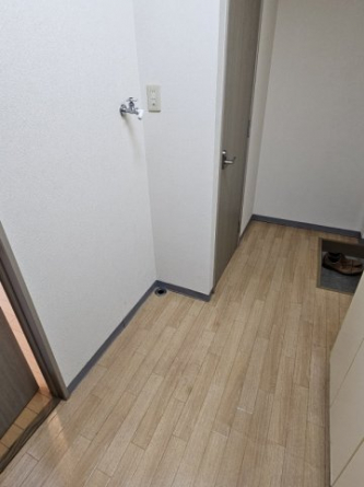 室内洗濯機置き場です