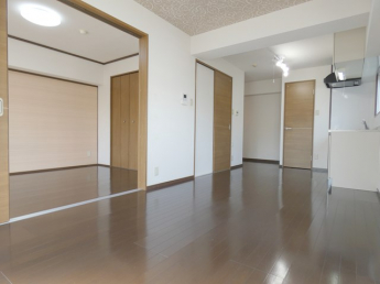 1LDKの内装です。