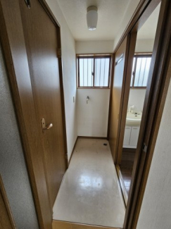 室内洗濯機置き場です