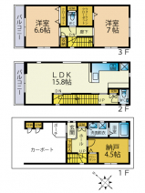 神戸市須磨区大池町２丁目の新築一戸建ての画像