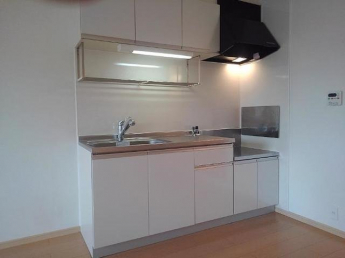 コンパクトなキッチンで掃除もラクラク