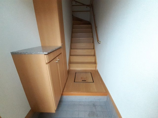 ゆったりとした玄関です