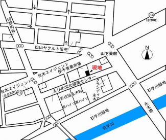 松山市永木町２丁目の売地の画像