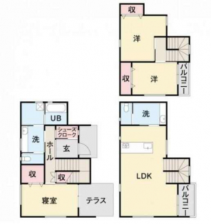 松山市空港通６丁目の中古一戸建ての画像