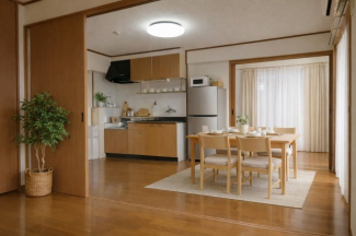 広々としたダイニングキッチンでゆったりできます。
※生成AIで作成したイメージ画像です※