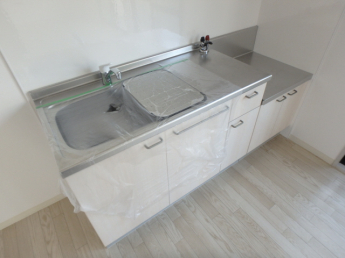 ガスコンロ設置可能