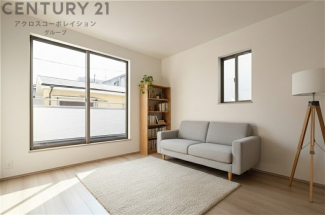 明るい色合いのフローリングとクロスを使用した洋室は家具やインテリアとも調和しやすく空間が広く感じられ開放感を生み出します。自然光を効果的に反射し、室内を明るく保つため、日中の照明使用を抑えられます。