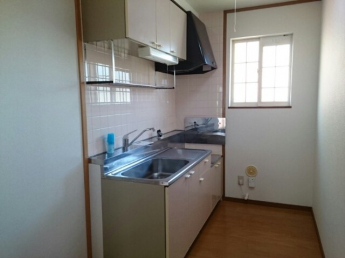 コンパクトなキッチンで掃除もラクラク