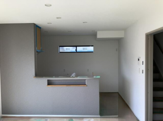 カウンターキッチン　完成待ち