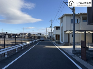 前面道路です。