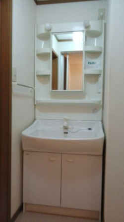 忙しい朝には欠かせない洗面所です