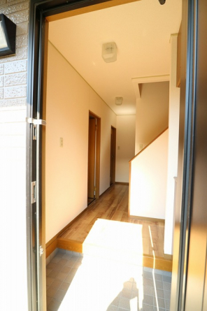 ゆったりとした玄関です