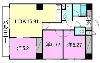 東温市横河原のマンションの画像