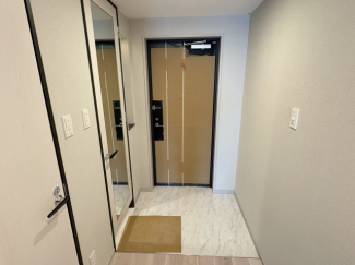 落ち着いた玄関です