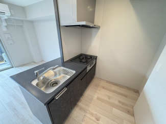 コンパクトなキッチンで掃除もラクラク