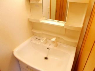 忙しい朝には欠かせない洗面所です