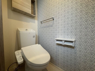 ゆったりとした空間のトイレです