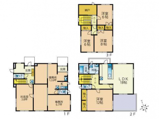 草津市南笠東１丁目の一戸建ての画像