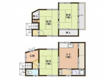 朝日が丘一丁目貸家の画像