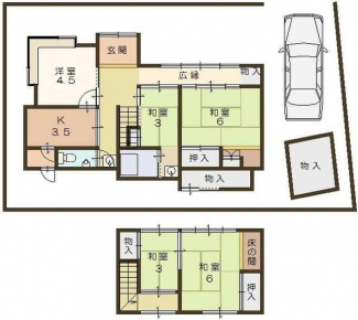 大津市本宮２丁目の中古一戸建ての画像