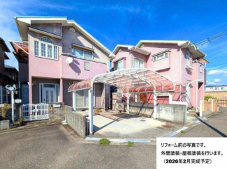 リフォーム前の写真です。外壁塗装・屋根塗装を行います。（２０