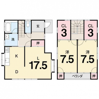 松山市北斎院町の中古一戸建ての画像