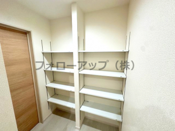 大きなスペースがあり、収納には困りません