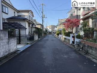 前面道路です。