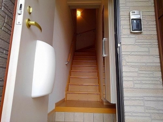 ゆったりとした玄関です