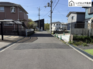 前面道路です。