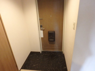 落ち着いた玄関です